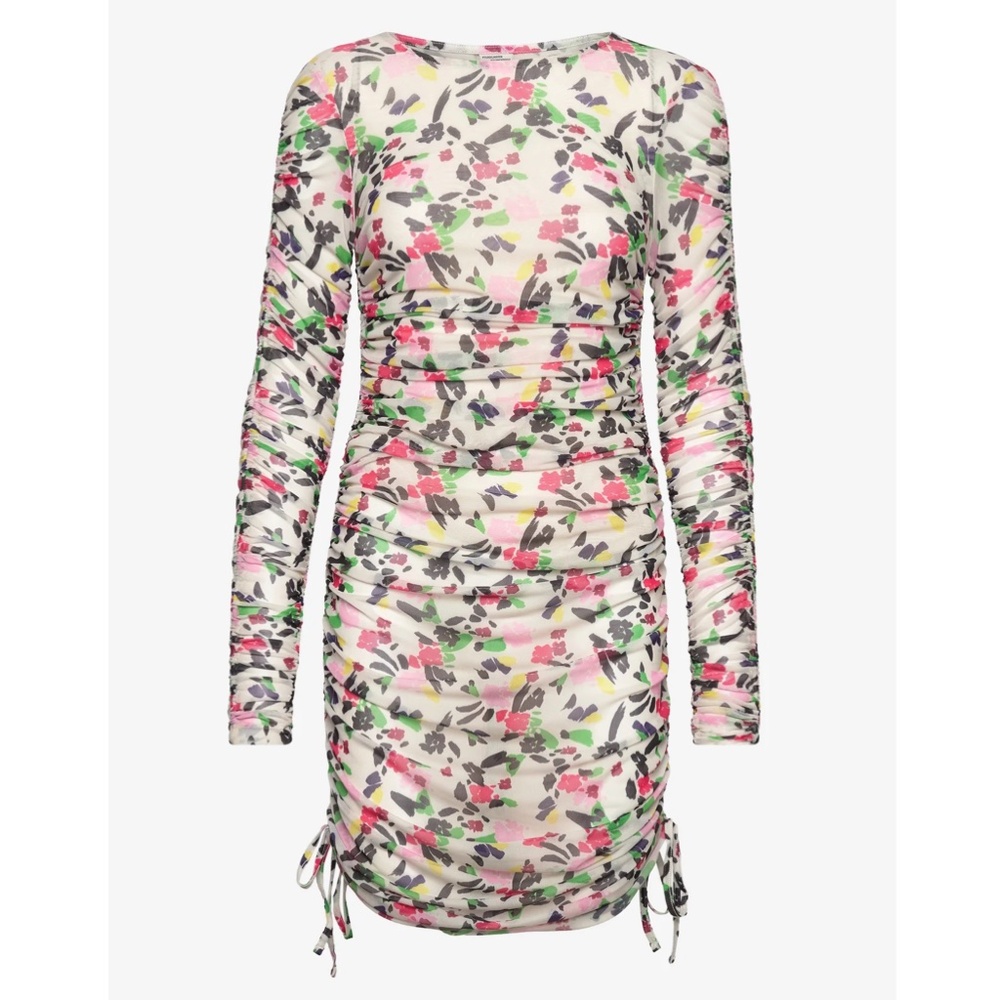 Baum und Pferdgarten Jiya Floral Long Sleeve Mesh Dress Medium NEW